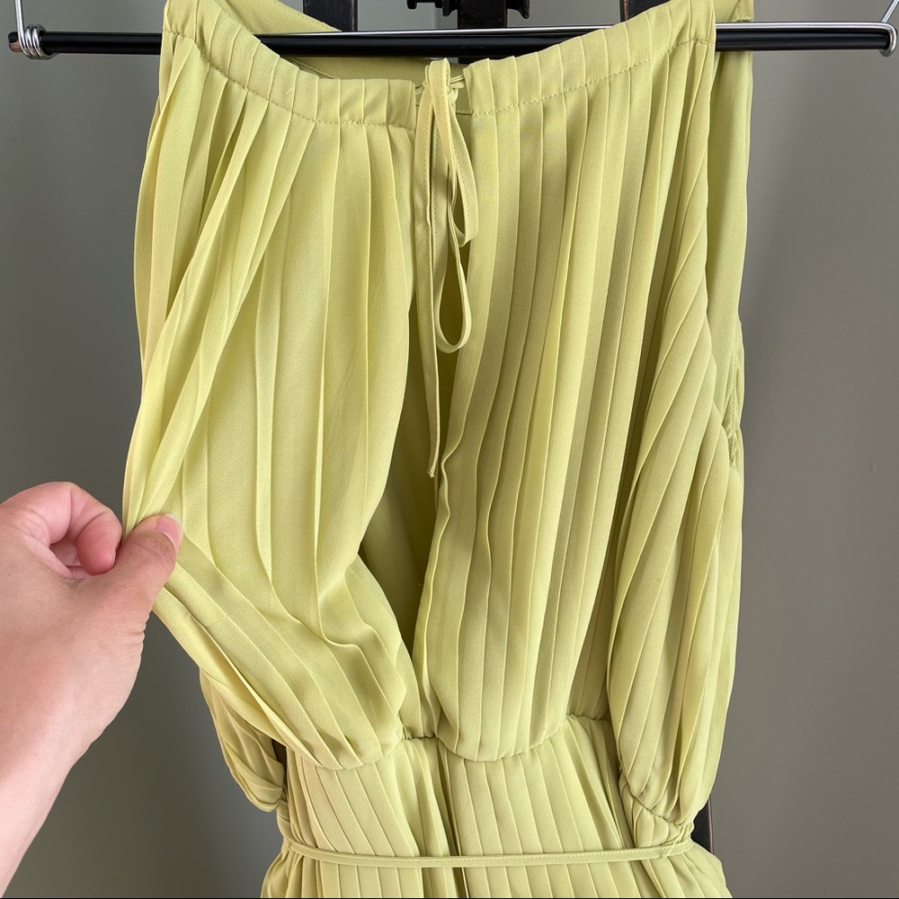 SOLD Madison Lime Green Maxi Dress Small NWT - Picture 6 of 15